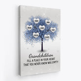 1974CUK2 personalised fill a place in your sweet heart canvas