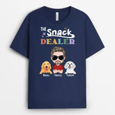 2010AUK2 personalised dogs the snack dealer t shirt