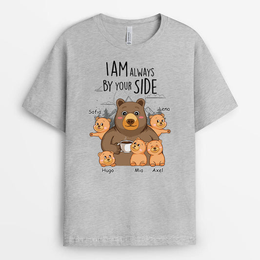 2020AUK1 personalised im always by your side mama t shirt_2