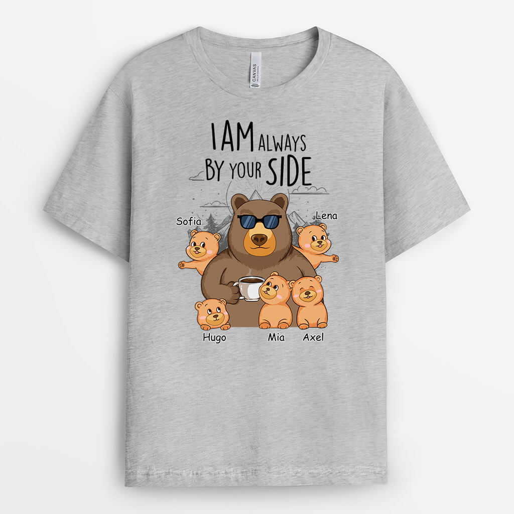2020AUK1 personalised im always by your side papa t shirt_2