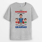 2040AUK2 personalised some superheroes dont have capes theyre called daddy t shirt