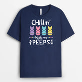 2044AUK2 personalised chillin with my beloved peeps t shirt
