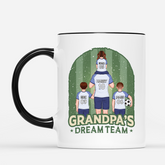 2060MUS2 custom dads gift daddys dream team mug