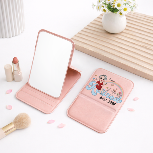 2068AUS2 custom compact mirror retirement gifts for momgrandma 2068aj6r5a