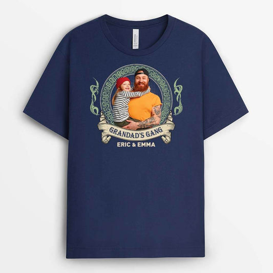 2082AUK2 personalised dads gang t shirt