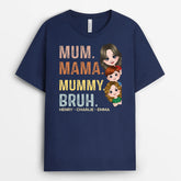2126AUK2 personalised great dad and kids t shirt