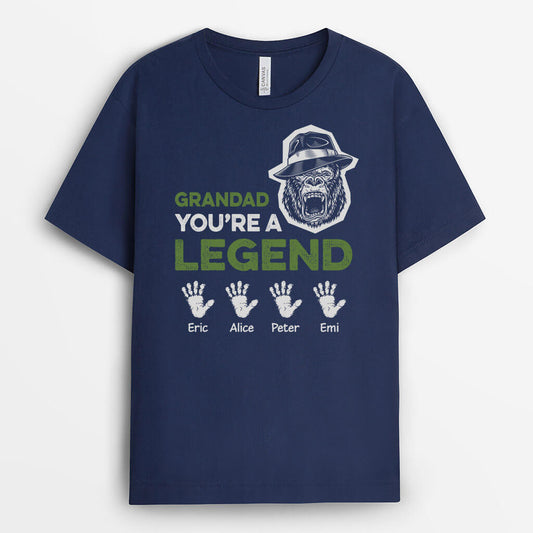 2143AUK2 personalised dad youre my legend t shirt