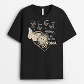2147AUK1 personalised blessed to be called grandma mum t shirt