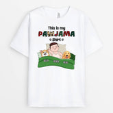 2158AUK2 personalised this is my dog pawjama t shirt