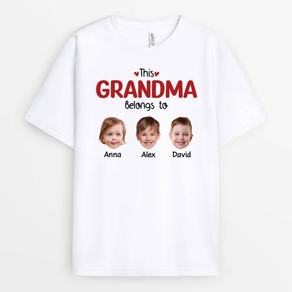 2168AUK2 personalised this daddy belongs to t shirt