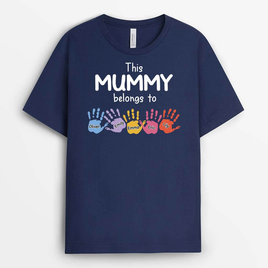 2169AUK2 personalised this dad belongs to t shirt