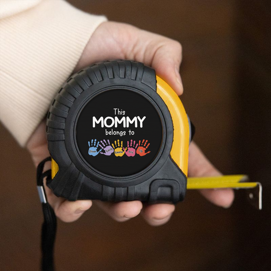 2169OUS2 personalized dad gifts measuring tape with handprints 2169O6N5B