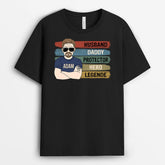2175AUK2 personalised best husband daddy protector t shirt