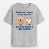 2176AUK1 personalised angels dont always have wings dog t shirt_2