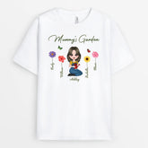 2185UK2 grandmas garden personalised t shirt printing for her