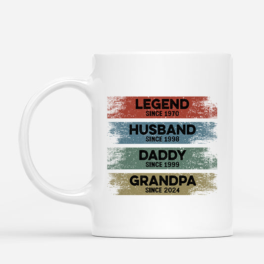 2193MUS1 custom gifts for grandads legend grandad since mug 2193M5L5B