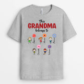 2198AUS2 personalized this grandma mommy belongs to t shirt