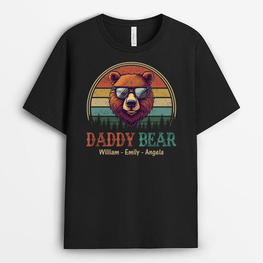 2212AUK1 personalised best grandpa bear t shirt
