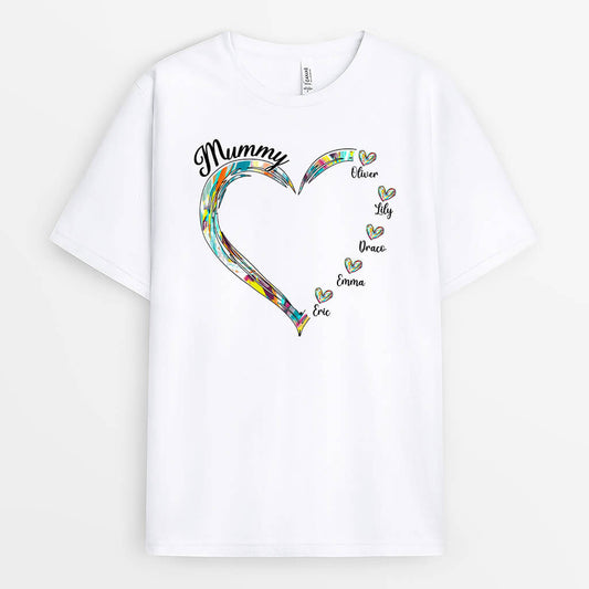 2221AUK1 personalised mum with heart shape t shirt_2