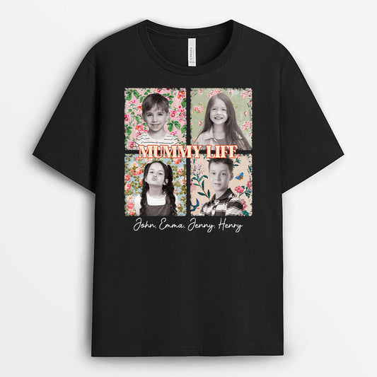 2249AUK1 mummy life customised t shirts for mum and grandma