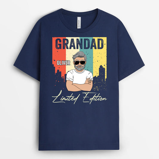2273AUK1 personalised best grandpa limited edition t shirt