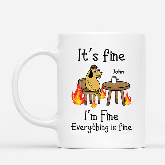 2304MUK1 personalised its fine im fine everything is fine mug_315d5fff 3c98 439b b591 262b8d716338