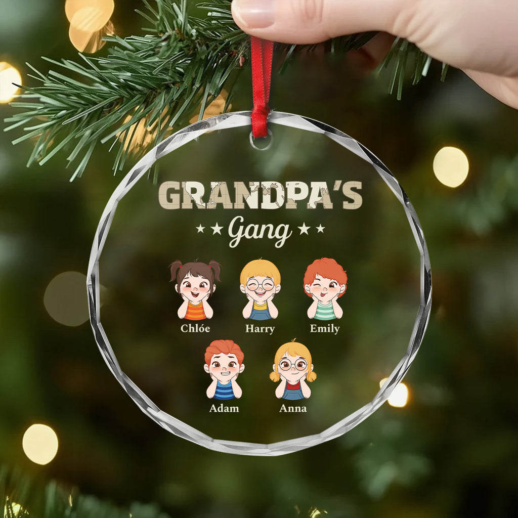 2317OUS2 daddy gang glass ornament personalized gift for dad 2317OKL0B_b18d2b92 05e8 4e13 b2ba 0cc5075f741d