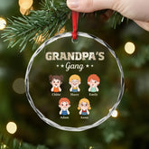 2317OUS2 daddy gang glass ornament personalized gift for dad 2317OKL0B_b18d2b92 05e8 4e13 b2ba 0cc5075f741d