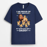 2324AUK1 personalised nothing beats being a daddy t shirt
