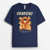 2337AUK1 personalised best grandad lions gang t shirt