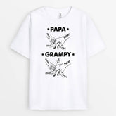 2347AUK1 personalised dad and grandad holding hands with kids t shirt_2