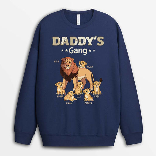 2366AUS2 personalized daddy with lion gangs t shirt_fb9e402e 5759 484d 9f3a f0aca3069062