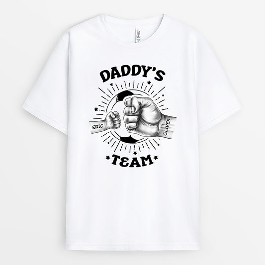 2438AUS1 custom gifts for father soccer dad shirts_ daddys team_ 2438A587B