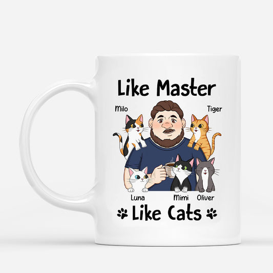 2531MUK1 like master like cats mug personalised mug for cat lovers_a513e6f2 744a 4cd7 a037 c5cea2d1d8f2