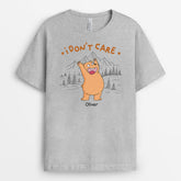 2536AUK2 personalised i dont care bear t shirt