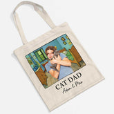 2628BUK2 cat mum with the starry night custom tote bag for cat lovers