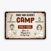 2673EUK2 bar grill happy hour all day long custom design metal signs