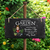 2679AUS2 personalized slate garden signs gardening gifts for women 2679ae8h8h