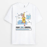 2680AUK2 dad joke loading personalised t shirt for dad