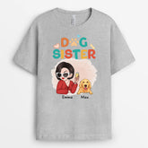 2696AUK2 cool dog mum customised t shirt for dog lovers