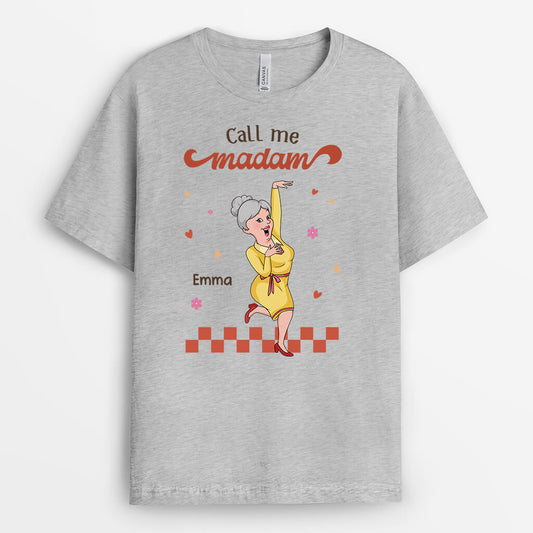 2705AUK2 call me madam customised t shirt for her