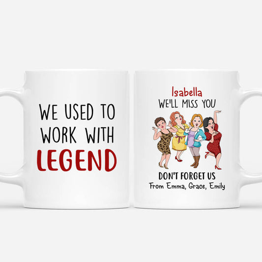 2711MUK1 i used to work with legends mug custom farewell gift for coworker