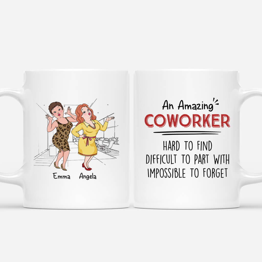 2712MUK1 hard to find difficult to part with impossible to forget mug customised gifts for coworkers