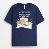 2729AUK2 my shirt 20_ cottton 80_ dog hair t shirt personalised gifts for cat lovers