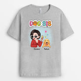 2732AUK2 dog mum dog sis t shirt personalised dog gifts for dog lovers