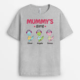 2736UK2 daddys gang dinosaurs personalised tee shirts uk for men