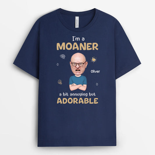 2740AUK2 im a moaner a bit annoying but adorable personalised t shirt printing for women