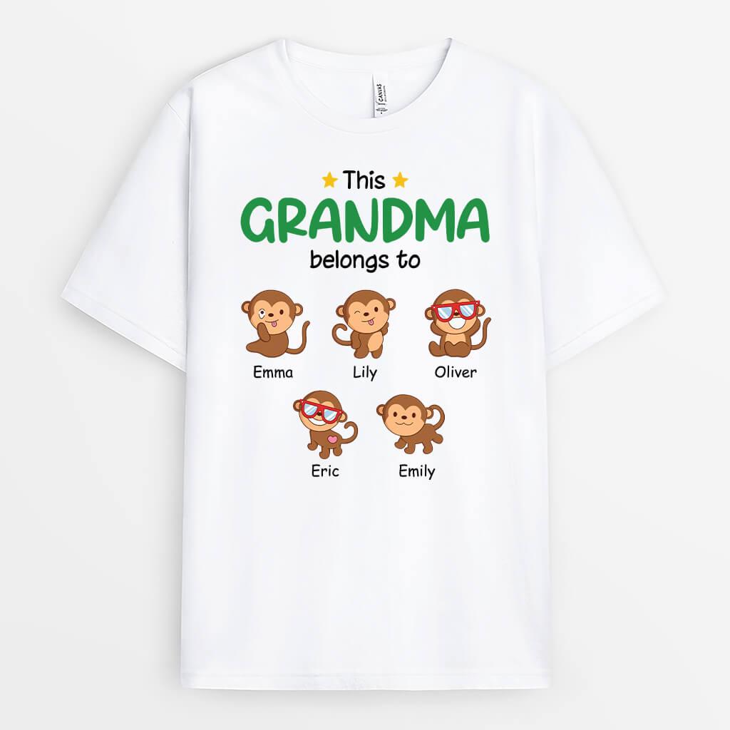 2743AUK1 this mummy belongs to monkeys custom t shirts for women