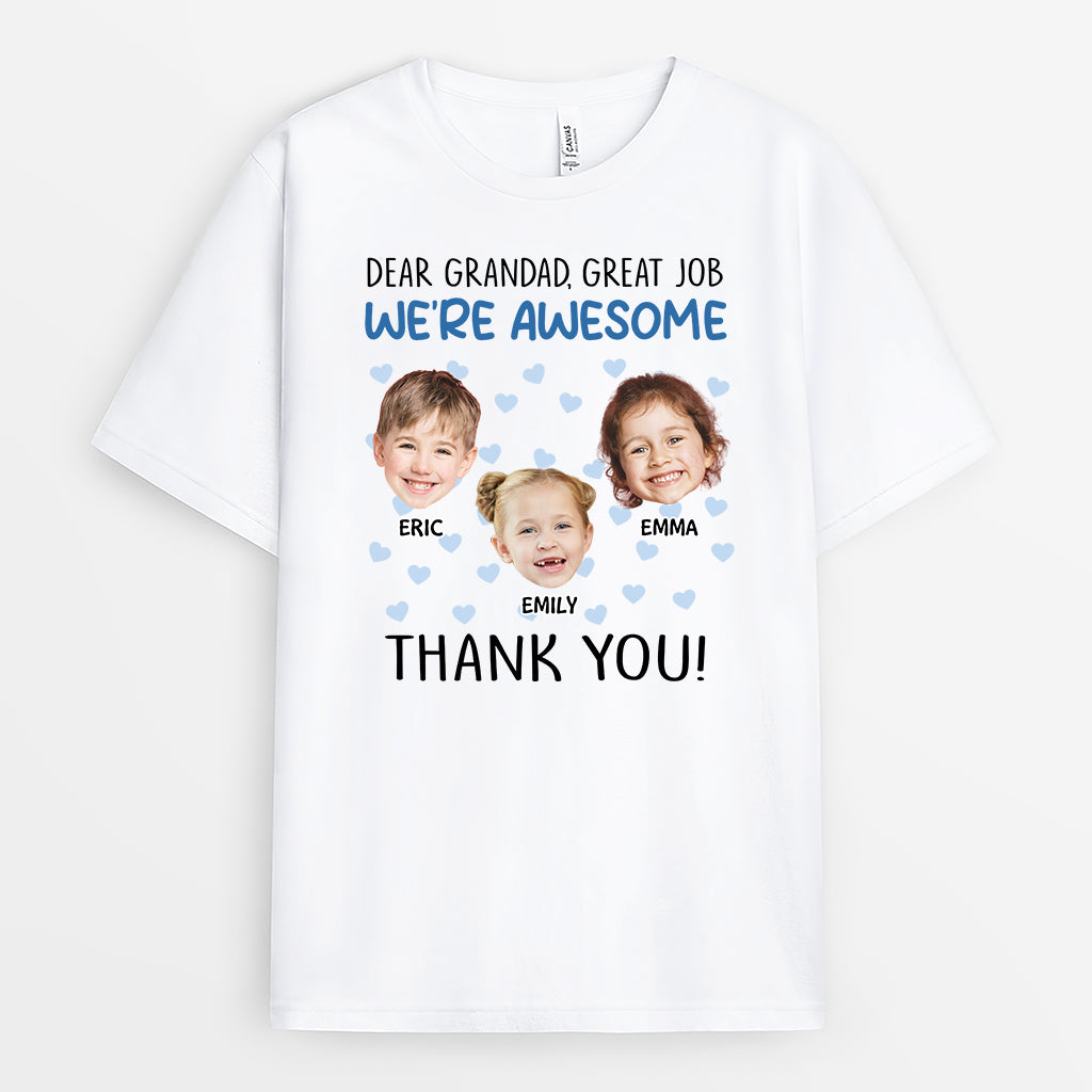 2744AUK1 dear mum great job personalised tee shirts for women_449b3254 b5e1 4256 8a80 3722bdfdc830