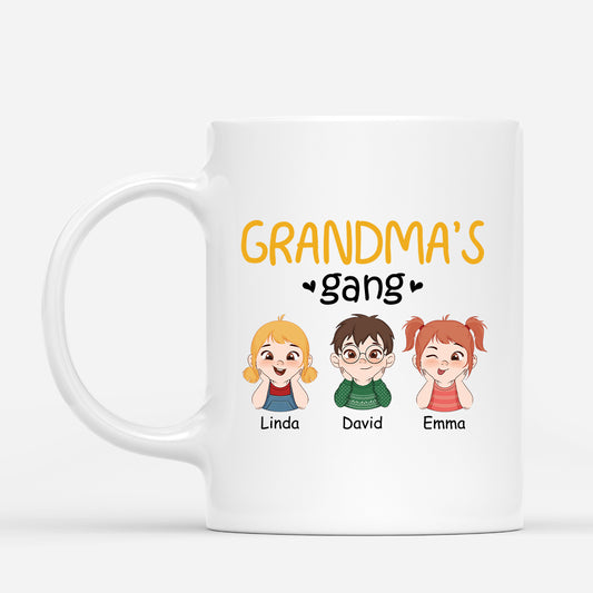2747MUK3 grandmas gang mug personalised gifts for grandma